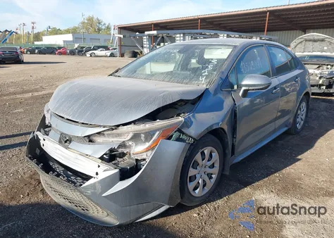 2021 Toyota Corolla Le из США, поврежденный, VIN JTDEPMAE7MJ173324